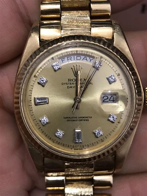 costo de un rolex presidente|pre owned rolex president.